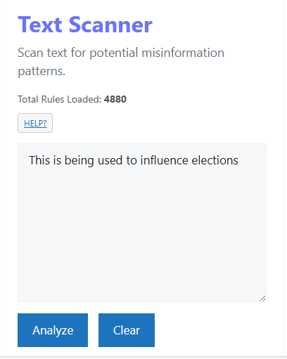 Text Scanner Before